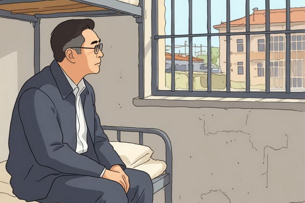 铁窗深深悔恨犯罪时